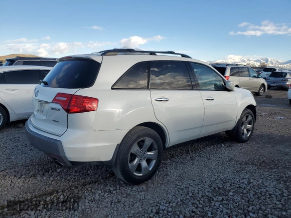 2009 Acura MDX Sport/Entertainment Pkg with VIN 2HNYD28849H501652, listed as a Copart auction lot 86827234 with 167,879 mi miles and Salvage Title. Bid and sale history available at carsss.com. Image 3.