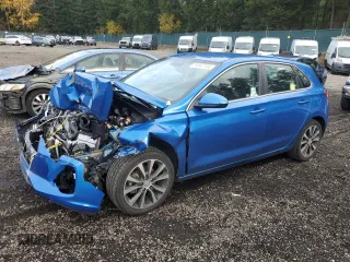2018 Hyundai Elantra GT with VIN KMHH35LE4JU034043, listed as a Copart auction lot 79347134 with 0 mi miles and Salvage Title. Bid and sale history available at carsss.com. Image 1.