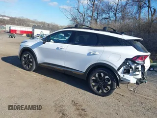 2024 Kia Sportage X-Line with VIN 5XYK6CDF6RG223500, listed as a IAAI auction lot 41641871 with 2,618 mi miles and . Bid and sale history available at carsss.com. Image 3.