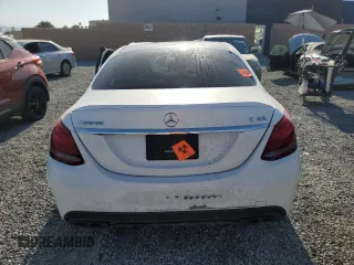 2018 Mercedes-Benz C 43 AMG with VIN 55SWF6EB0JU257229, listed as a Copart auction lot 68947254 with 116,622 mi miles and Non Repairable. Bid and sale history available at carsss.com. Image 6.