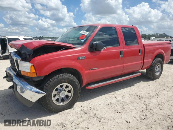 2000 Ford F-350 XL with VIN 3FTSW30F8YMA37190, listed as a Copart auction lot 67695694 with 555,401 mi miles and Salvage title. Bid and sale history available at DreamBid. Image 1.
