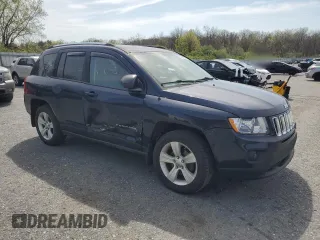 2012 Jeep Compass Sport with VIN 1C4NJDBB4CD600090, listed as a Copart auction lot 54076365 with 109,308 mi miles and Salvage Title. Bid and sale history available at carsss.com. Image 4.