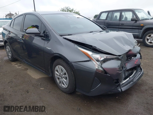 2018 Toyota Prius Two with VIN JTDKBRFUXJ3591956, listed as a IAAI auction lot 41848336 with 62,560 mi miles and . Bid and sale history available at DreamBid. Image 1.