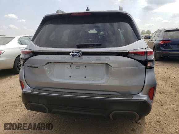 2025 Subaru Forester Limited with VIN JF2SLDRC6SH545601, listed as a Copart auction lot 56981455 with Not provided miles and Salvage title. Bid and sale history available at DreamBid. Image 6.