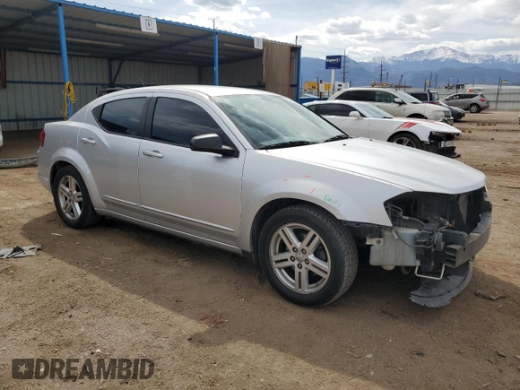 2012 Dodge Avenger SE with VIN 1C3CDZAB7CN322846, listed as a Copart auction lot 52442395 with 152,447 mi miles and Salvage Title. Bid and sale history available at carsss.com. Image 4.