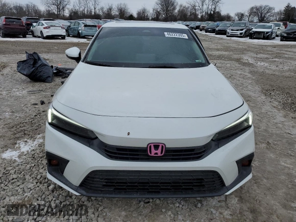 2024 Honda Civic Sedan Touring with VIN 2HGFE1F99RH317843, listed as a Copart auction lot 46222305 with 11,172 mi miles and Salvage Title. Bid and sale history available at carsss.com. Image 5.