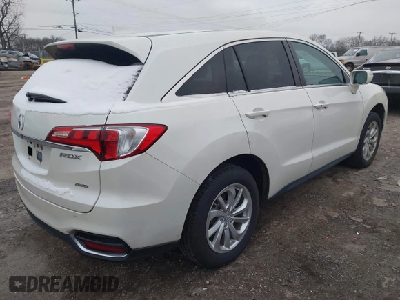 2016 Acura RDX with VIN 5J8TB4H33GL018175, listed as a IAAI auction lot 41259556 with 108,646 mi miles. Bid and sale history available at carsss.com. Image 4.