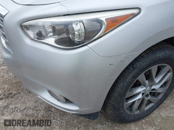 2014 Infiniti QX60 with VIN 5N1AL0MM1EC542752, listed as a IAAI auction lot 41682429 with 134,712 mi miles. Bid and sale history available at carsss.com. Image 18.