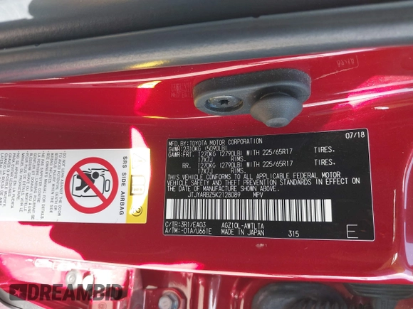 2019 Lexus NX 300 с VIN JTJYARBZ5K2128089, выставлен на аукционе IAAI как лот 42075606 с пробегом 83 971 миль миль и . История ставок и продаж доступна на DreamBid. Изображение 9.