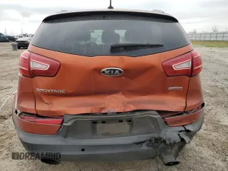 2011 Kia Sportage SX with VIN KNDPCCA64B7113115, listed as a Copart auction lot 44652535 with 222,510 mi miles and Salvage Title. Bid and sale history available at carsss.com. Image 6.