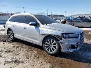 2019 Audi Q7 Premium Plus with VIN WA1LAAF7XKD022369, listed as a Copart auction lot 46038795 with 62,620 mi miles and Salvage title. Bid and sale history available at DreamBid. Image 4.