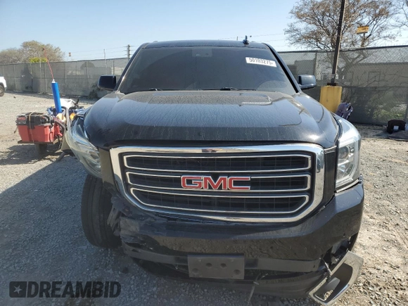 2019 GMC Yukon SLE with VIN 1GKS1AKC9KR166202, listed as a Copart auction lot 50103275 with 55,208 mi miles and Salvage Title. Bid and sale history available at carsss.com. Image 5.