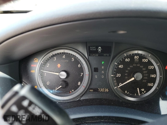 2007 Lexus ES 330 with VIN JTHBJ46G972076024, listed as a Copart auction lot 44470405 with 73,036 mi miles and Salvage Title. Bid and sale history available at DreamBid. Image 9.