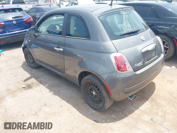 2013 FIAT 500 Pop with VIN 3C3CFFAR9DT727985, listed as a IAAI auction lot 42462086 with 88,978 mi miles and . Bid and sale history available at DreamBid. Image 3.