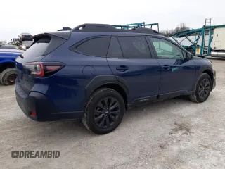 2025 Subaru Outback Onyx z VIN 4S4BTALC3S3141167, wystawiony jako Copart lot #43535255 z przebiegiem 4 073 mil mil oraz Szkoda całkowita • Salvage title. Historia ofert i sprzedaży dostępna na DreamBid. Obrazek 3.