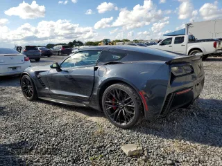 2019 Chevrolet Corvette Z06 2LZ with VIN 1G1YR2D62K5603808, listed as a Copart auction lot 72584024 with 20,285 mi miles and Salvage Title. Bid and sale history available at carsss.com. Image 2.