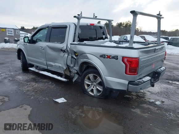 2015 Ford F-150 XLT with VIN 1FTEW1EF7FFA18623, listed as a IAAI auction lot 41629399 with 297,585 mi miles. Bid and sale history available at carsss.com. Image 3.