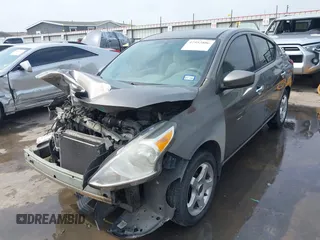 2015 Nissan Versa SV with VIN 3N1CN7APXFL830101, listed as a IAAI auction lot 41952806 with 144,354 mi miles. Bid and sale history available at carsss.com. Image 2.