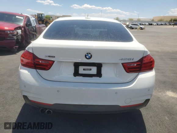 2015 BMW 4 Series 428i xDrive with VIN WBA4C9C50FG135058, listed as a Copart auction lot 60287555 with 86,809 mi miles and Salvage title. Bid and sale history available at DreamBid. Image 6.