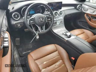 2019 Mercedes-Benz C 300 with VIN WDDWK8EB4KF837823, listed as a Copart auction lot 50617944 with 55,625 mi miles and Salvage title. Bid and sale history available at DreamBid. Image 8.