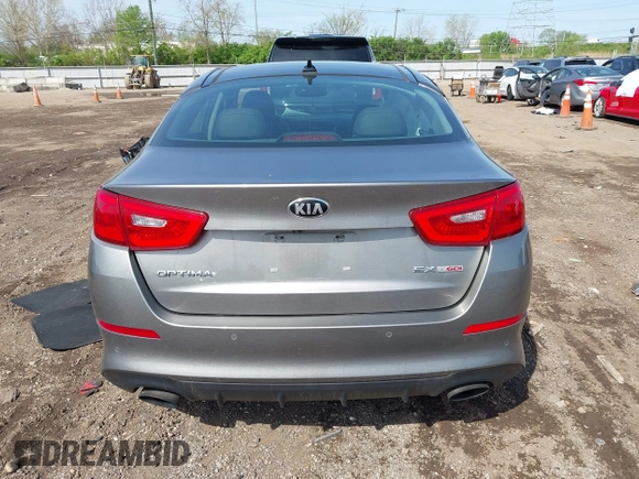 2014 Kia Optima SXL Turbo with VIN 5XXGR4A62EG323308, listed as a IAAI auction lot 42069853 with 118,168 mi miles and . Bid and sale history available at DreamBid. Image 16.