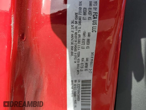 2017 FIAT 500 Pop with VIN 3C3CFFKR4HT600890, listed as a Copart auction lot 49456795 with 61,356 mi miles and Salvage title. Bid and sale history available at DreamBid. Image 14.