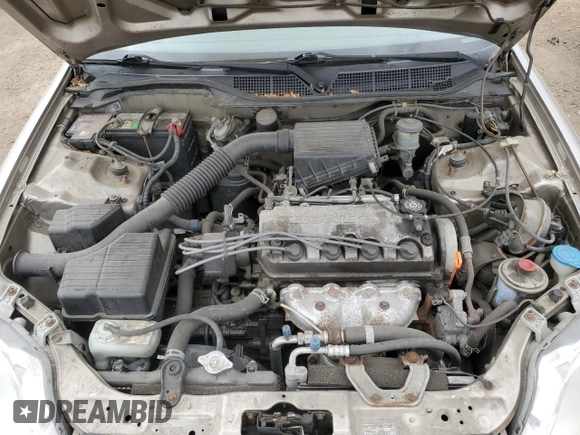 2000 Honda Civic LX with VIN 1HGEJ6677YL043935, listed as a Copart auction lot 56601325 with 163,195 mi miles and Clean Title. Bid and sale history available at DreamBid. Image 11.