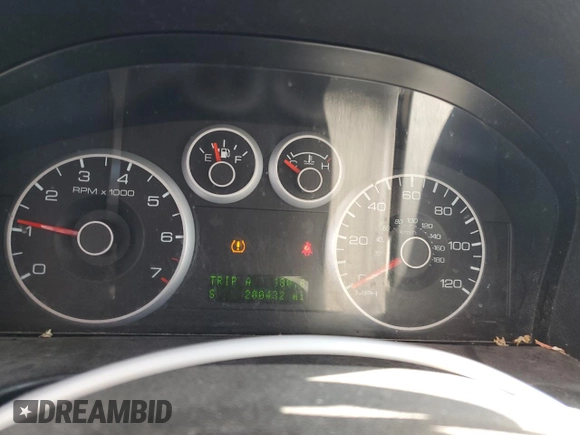 2008 Ford Fusion SEL with VIN 3FAHP08158R208453, listed as a Copart auction lot 51961125 with 200,432 mi miles and Salvage Title. Bid and sale history available at carsss.com. Image 9.