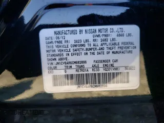 2012 Infiniti G37 x with VIN JN1CV6AR6CM682896, listed as a Copart auction lot 52316015 with 170,827 mi miles and Salvage Title. Bid and sale history available at carsss.com. Image 14.