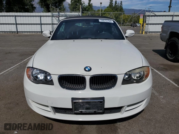 2010 BMW 1 Series 128i with VIN WBAUN1C51AVH81857, listed as a Copart auction lot 76075704 with 119,511 mi miles and Salvage title. Bid and sale history available at DreamBid. Image 5.