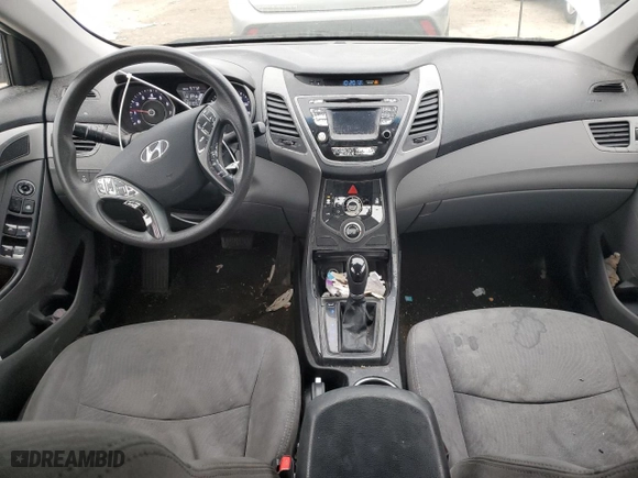 2015 Hyundai Elantra Limited with VIN 5NPDH4AE1FH624753, listed as a Copart auction lot 85233594 with 83,107 mi miles and Salvage Title. Bid and sale history available at carsss.com. Image 8.