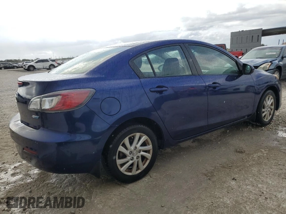 2012 Mazda 3 i Touring with VIN JM1BL1V74C1574174, listed as a Copart auction lot 55396575 with 60,109 mi miles and Salvage Title. Bid and sale history available at DreamBid. Image 3.