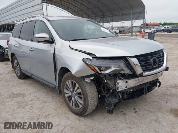 2020 Nissan Pathfinder SL with VIN 5N1DR2CM0LC641522, listed as a IAAI auction lot 42085317 with 82,078 mi miles and . Bid and sale history available at DreamBid. Image 1.