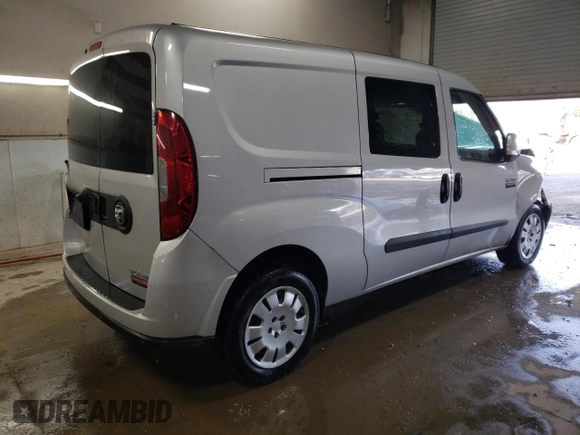2017 Ram ProMaster City Cargo Van Tradesman SLT with VIN ZFBERFBB3H6F89783, listed as a Copart auction lot 81505394 with 130,196 mi miles and Salvage Title. Bid and sale history available at carsss.com. Image 3.