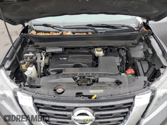 2017 Nissan Pathfinder S with VIN 5N1DR2MM6HC696417, listed as a Copart auction lot 83398794 with 78,746 mi miles and Non Repairable. Bid and sale history available at carsss.com. Image 13.
