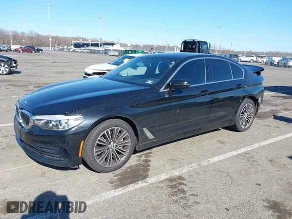 2019 BMW 5 Series 530i xDrive with VIN WBAJA7C50KG910787, listed as a IAAI auction lot 41761104 with 65,018 mi miles. Bid and sale history available at carsss.com. Image 17.