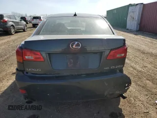 2008 Lexus IS 250 with VIN JTHCK262182026908, listed as a Copart auction lot 51359625 with 90,764 mi miles and Salvage Title. Bid and sale history available at carsss.com. Image 6.