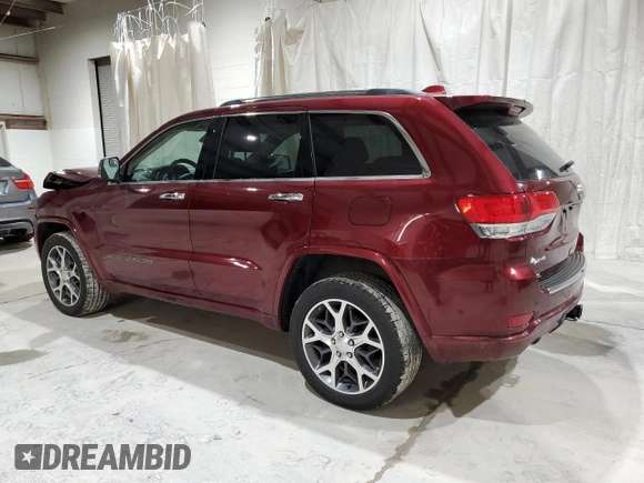 2019 Jeep Grand Cherokee Overland with VIN 1C4RJFCT3KC687246, listed as a Copart auction lot 52098394 with 74,113 mi miles and Salvage Title. Bid and sale history available at carsss.com. Image 2.