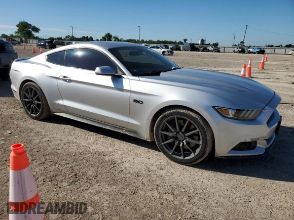 2017 Ford Mustang GT with VIN 1FA6P8CF6H5250349, listed as a Copart auction lot 56111935 with 63,367 mi miles and Clean title. Bid and sale history available at DreamBid. Image 4.