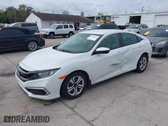 2020 Honda Civic LX with VIN 2HGFC2F69LH521681, listed as a IAAI auction lot 41664332 with 37,038 mi miles and . Bid and sale history available at DreamBid. Image 17.
