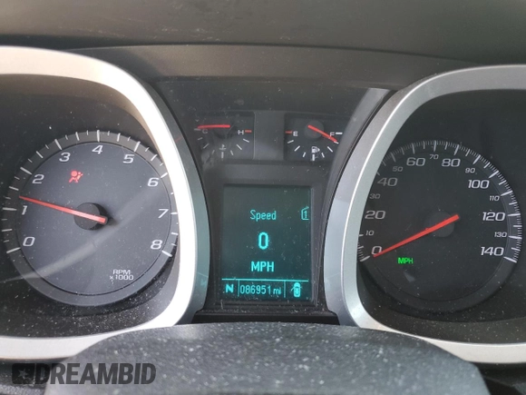 2012 Chevrolet Equinox 1LT z VIN 2GNALDEK2C6317438, wystawiony jako Copart lot #55727405 z przebiegiem 86 951 mil mil oraz Tytuł czysty. Historia ofert i sprzedaży dostępna na DreamBid. Obrazek 9.