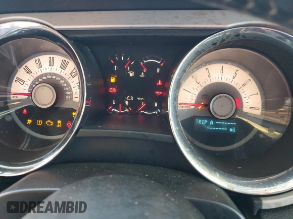 2012 Ford Mustang Premium with VIN 1ZVBP8AM4C5214966, listed as a Copart auction lot 62237965 with Not provided miles and Salvage title. Bid and sale history available at DreamBid. Image 9.