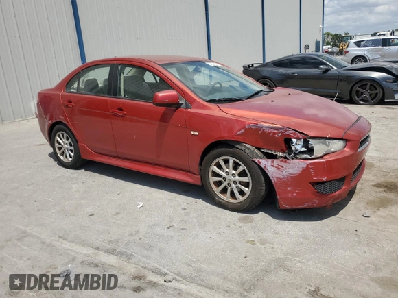 2011 Mitsubishi Lancer ES with VIN JA32U2FU9BU040543, listed as a Copart auction lot 55627275 with 126,853 mi miles and Salvage Title. Bid and sale history available at DreamBid. Image 4.