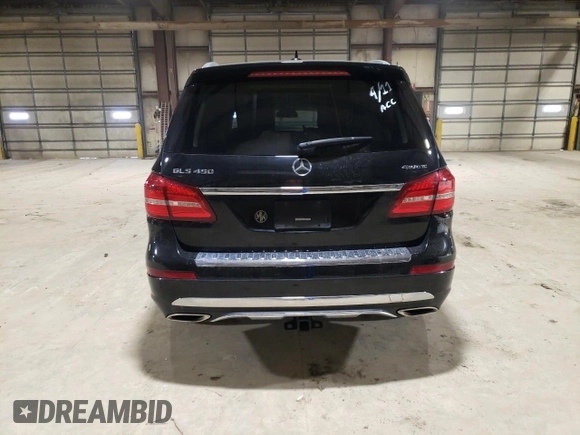 2019 Mercedes-Benz GLS with VIN 4JGDF6EE7KB235649, listed as a Copart auction lot 49802953 with 54,468 mi miles. Bid and sale history available at carsss.com. Image 6.