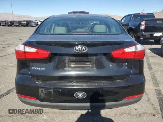 2015 Kia Forte LX with VIN KNAFK4A61F5426741, listed as a Copart auction lot 44548525 with 154,265 mi miles and Salvage Title. Bid and sale history available at carsss.com. Image 6.