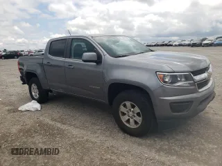 2020 Chevrolet Colorado 2WD Work Truck with VIN 1GCGSBEAXL1239348, listed as a Copart auction lot 58490295 with 66,665 mi miles and Salvage title. Bid and sale history available at DreamBid. Image 4.
