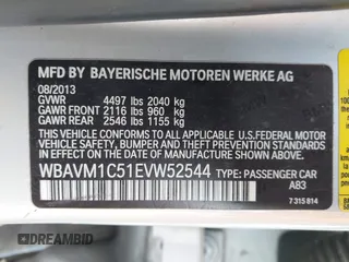 2014 BMW X1 sDrive28i z VIN WBAVM1C51EVW52544, wystawiony jako IAAI lot #41901275 z przebiegiem 117 832 mil mil oraz . Historia ofert i sprzedaży dostępna na DreamBid. Obrazek 9.