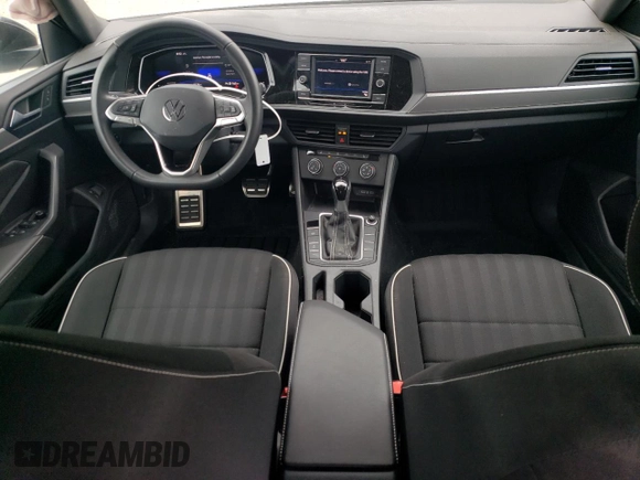 2024 Volkswagen Jetta Sport with VIN 3VWBM7BU3RM048718, listed as a Copart auction lot 60830345 with 9,129 mi miles and Salvage title. Bid and sale history available at DreamBid. Image 8.