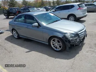 2013 Mercedes-Benz C-Class C 250 Sport with VIN WDDGF4HBXDA791251, listed as a IAAI auction lot 41917045 with 154,014 mi miles. Bid and sale history available at carsss.com. Image 1.