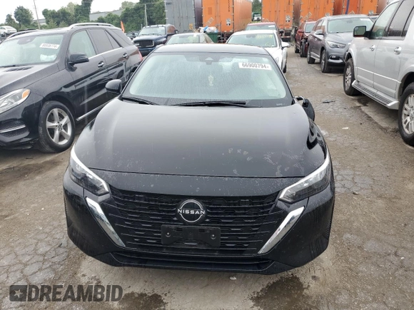 2024 Nissan Sentra SV with VIN 3N1AB8CV6RY219345, listed as a Copart auction lot 66900794 with 17,926 mi miles and Salvage title. Bid and sale history available at DreamBid. Image 5.